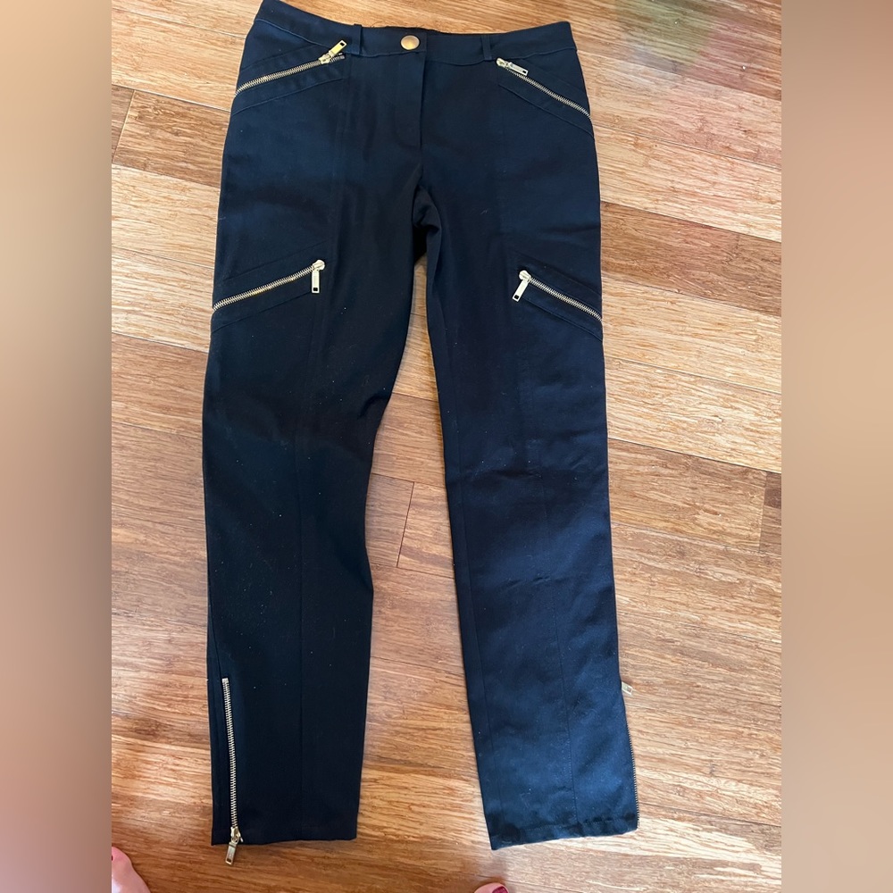 COPY - CELINE Black Zippered Trouser Pants
